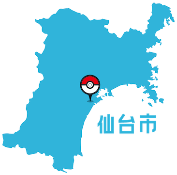 図:宮城県の位置