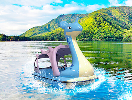 サムネイル:湖畔にうかぶラプラスボートに乗ろう