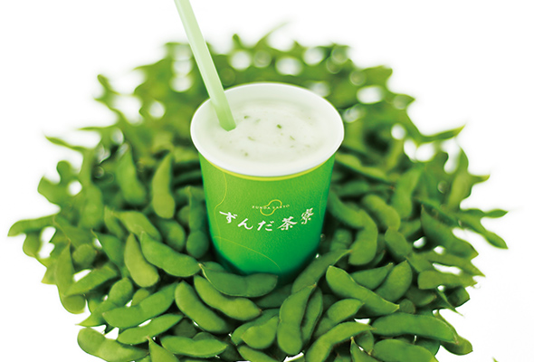 仙台市 ずんだ茶寮の「ずんだシェイク」