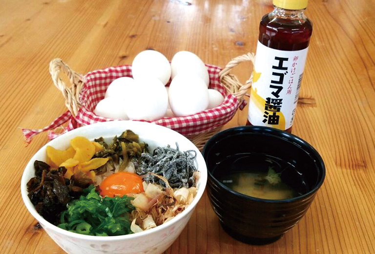 色麻町 えごまたまごかけご飯